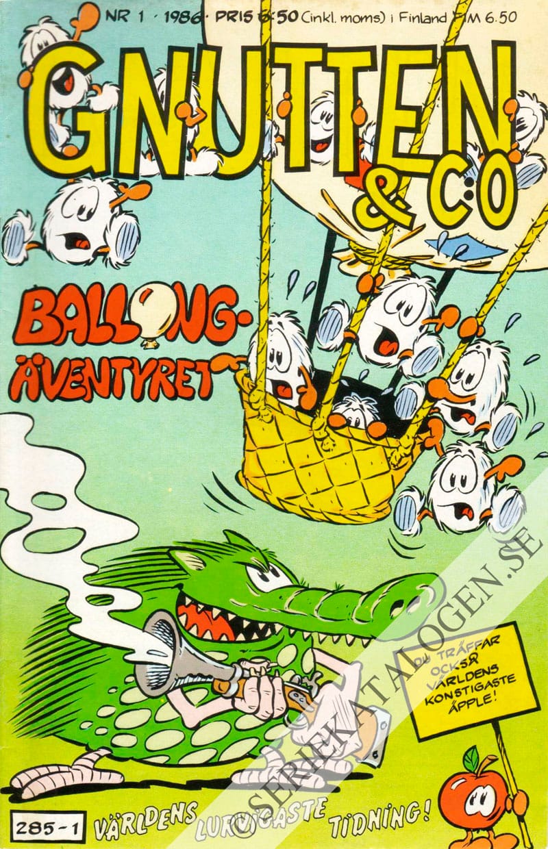Framsida på Gnutten & C:o #1 (1986)