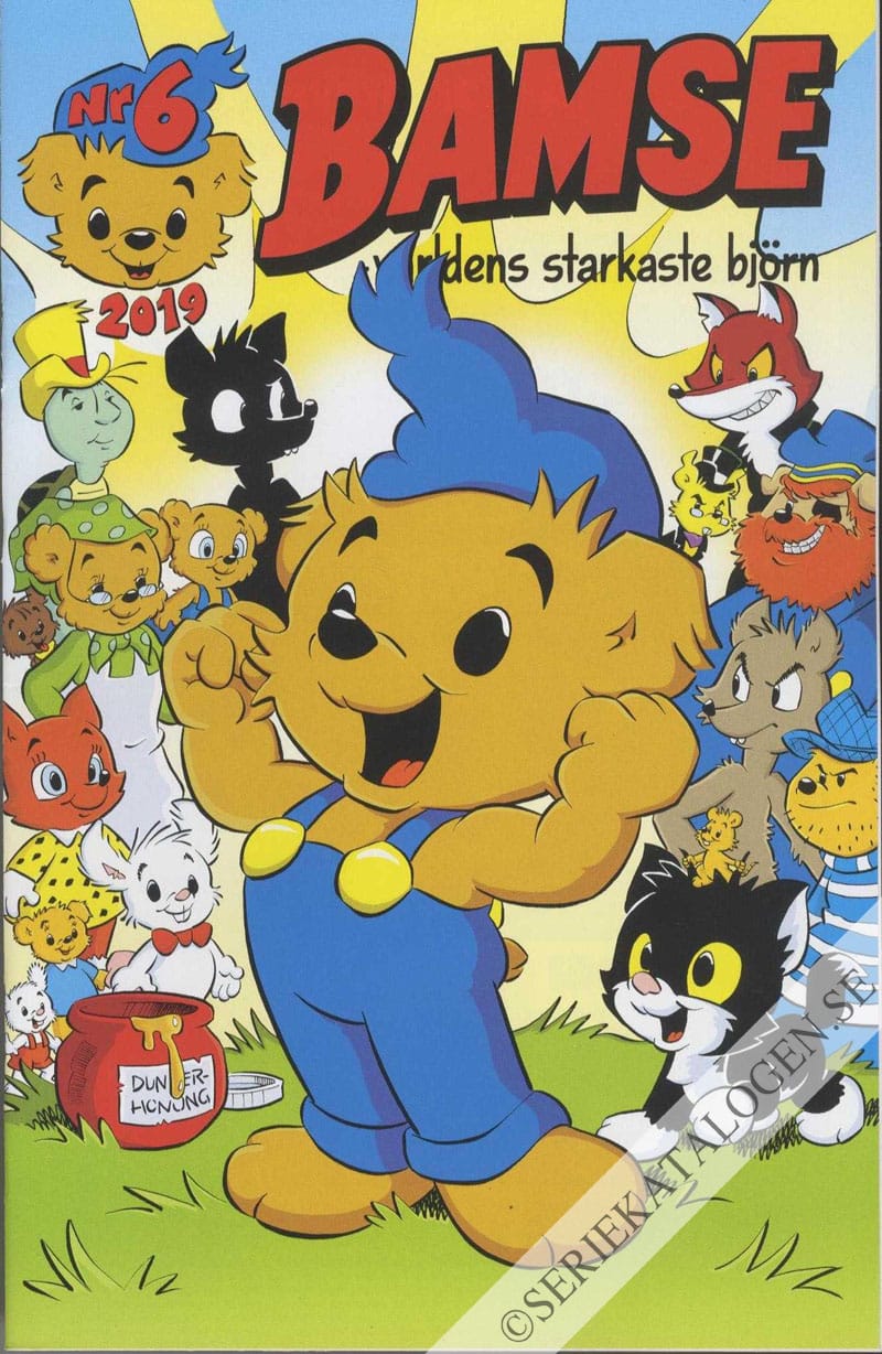 Framsida på Bamse #6 (2019)