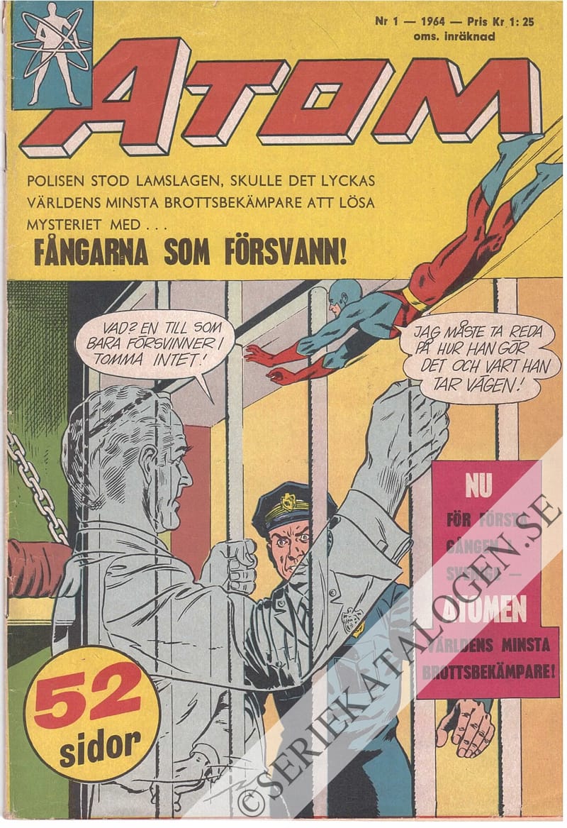 Framsida på Atom #1 (1964)