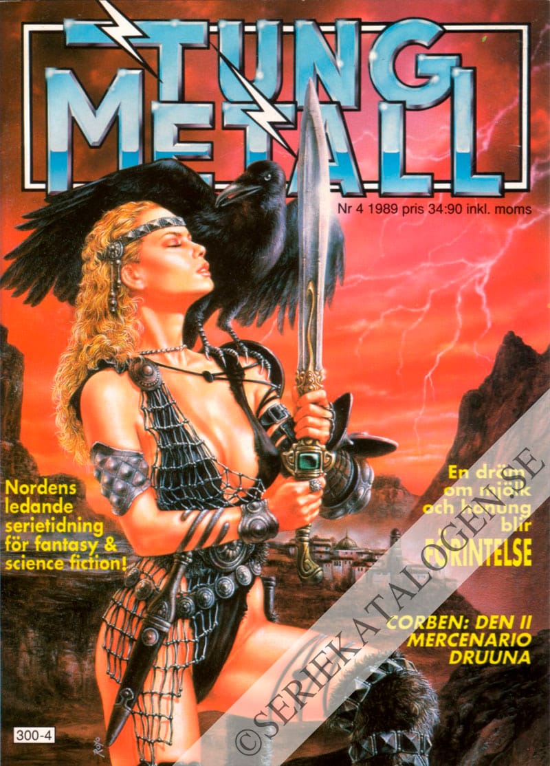 Framsida på Tung metall #4 (1989)