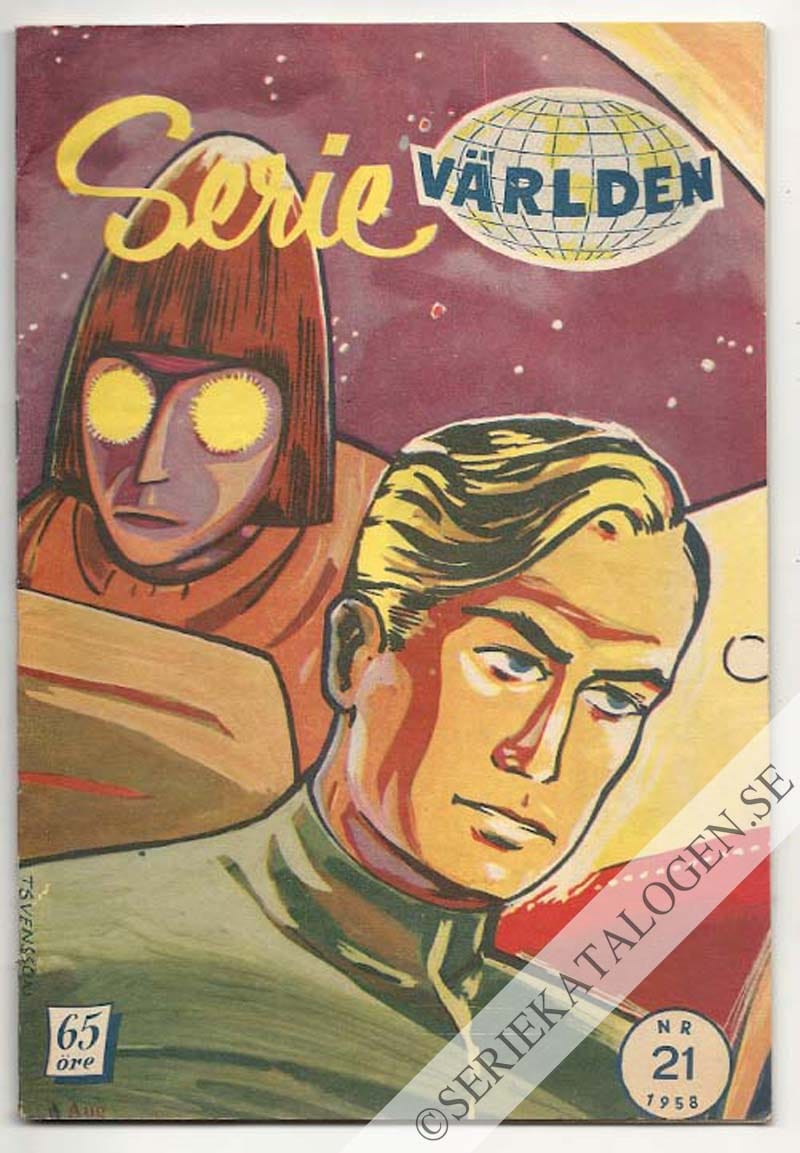Framsida på Serievärlden #21 (1958)