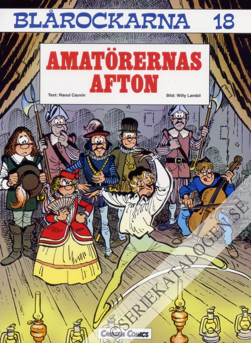 Framsida på Blårockarna Amatörernas afton (1994)