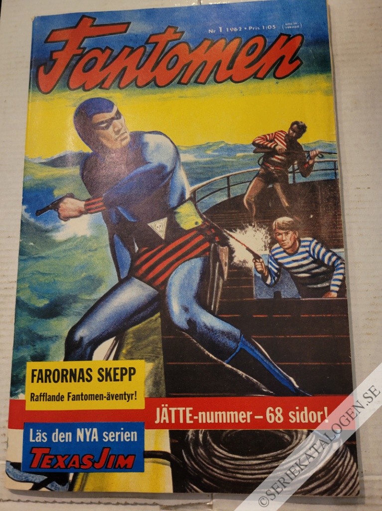 Framsida på Fantomen #1 (1962)