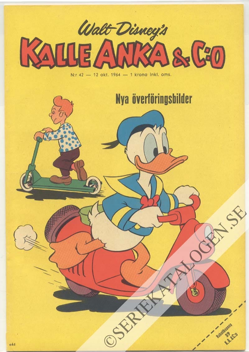 Framsida på Kalle Anka & C:o #42 (1964)