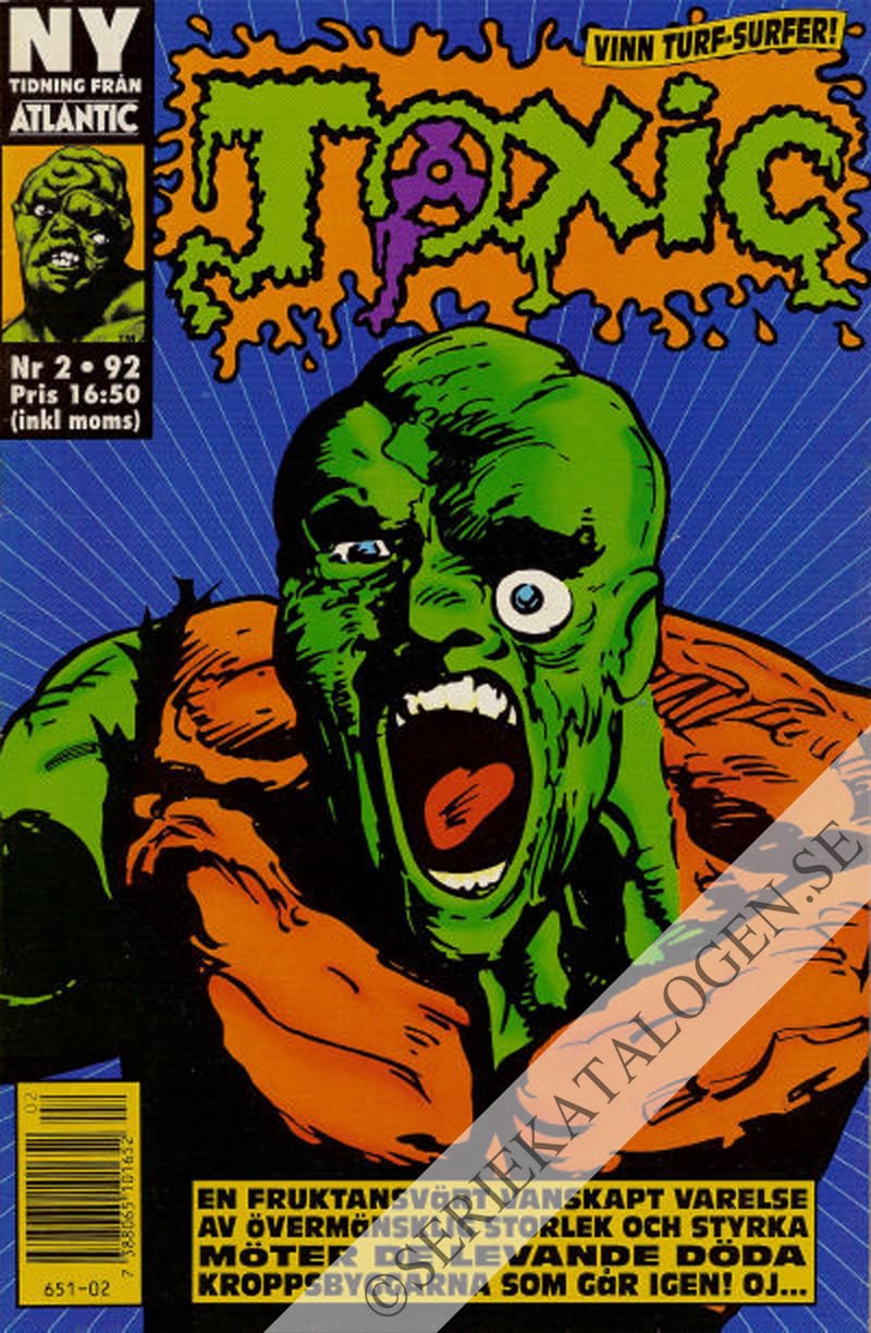 Framsida på Toxic #2 (1992)