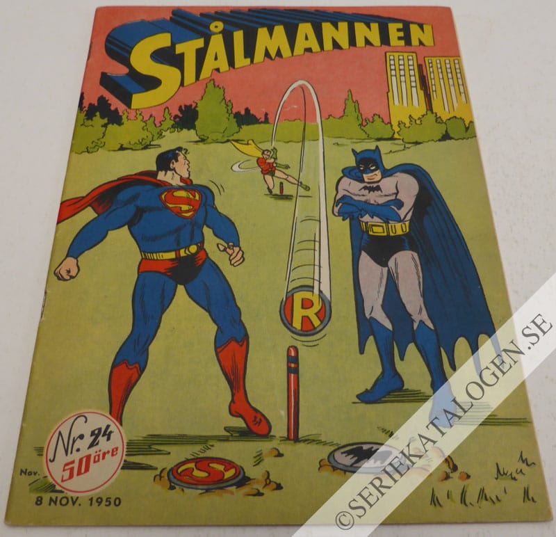 Framsida på Stålmannen #24 (1950)