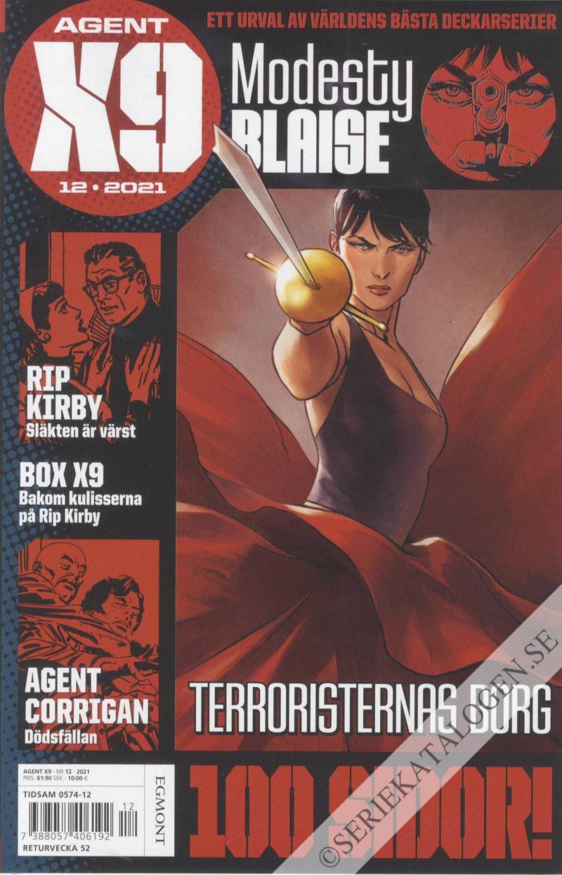 Framsida på Agent X9 #12 (2021)