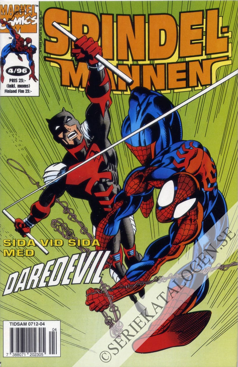 Framsida på Spindelmannen #4 (1996)