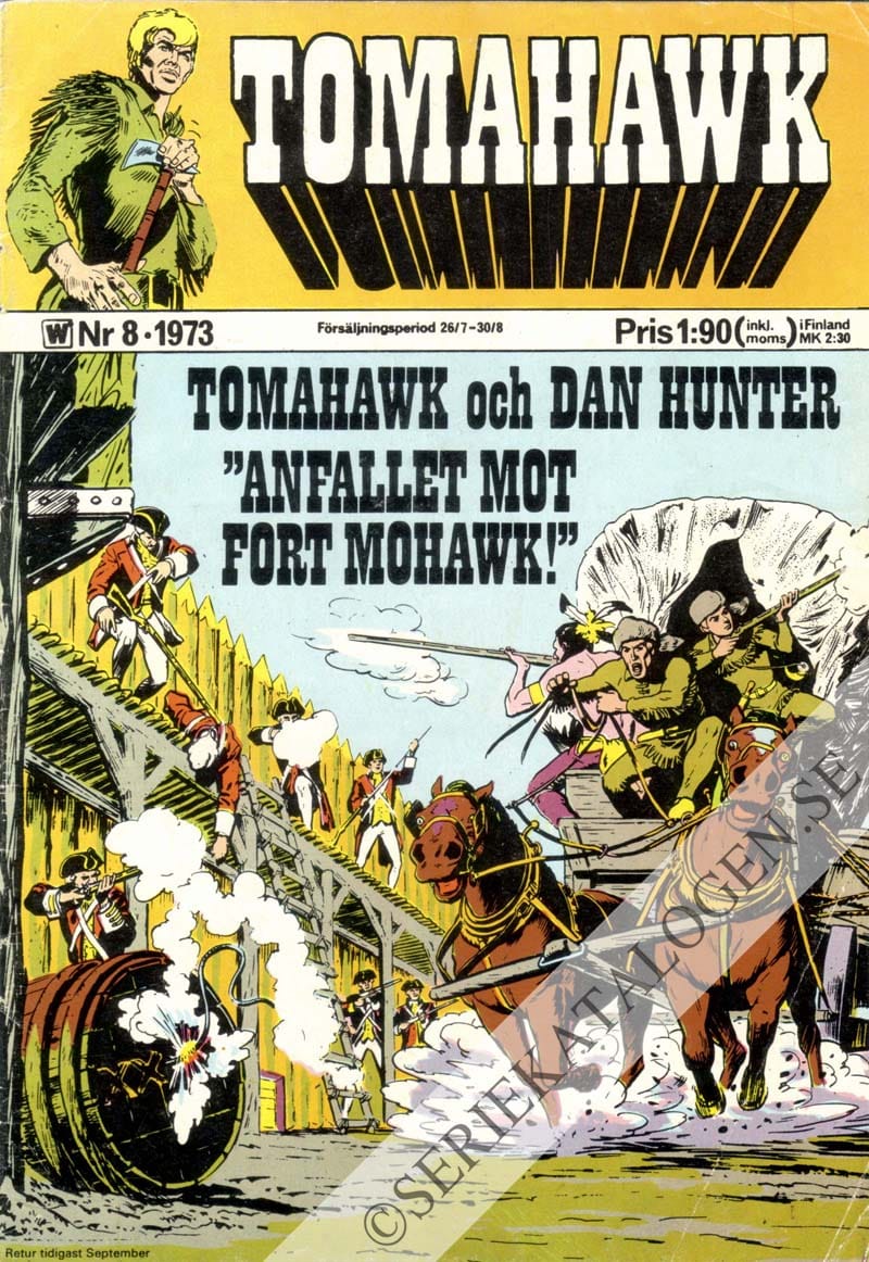 Framsida på Tomahawk #8 (1973)