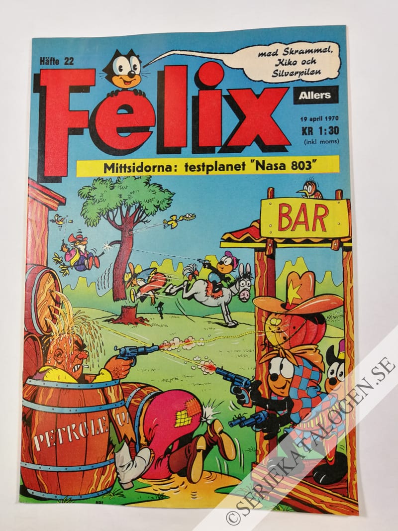 Framsida på Felix #22 (1970)