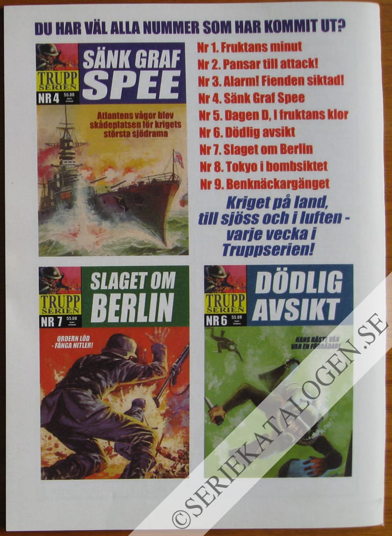 Baksida på Dagen D i fruktans klor (2004)
