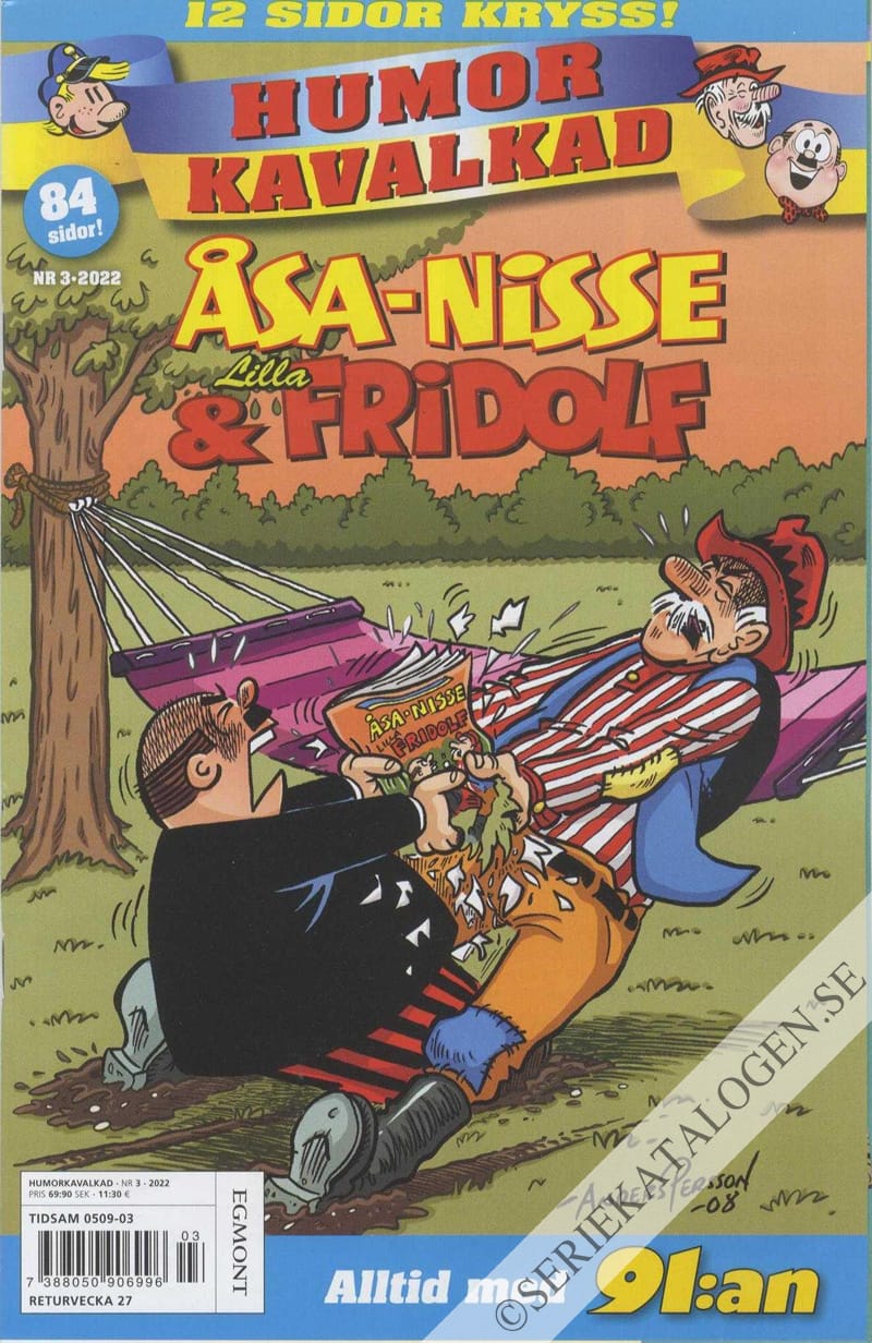 Framsida på Humorkavalkad #3 (2022)