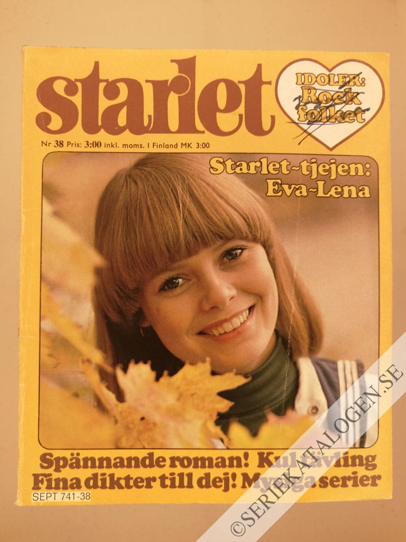 Framsida på Starlet #38 (1977)