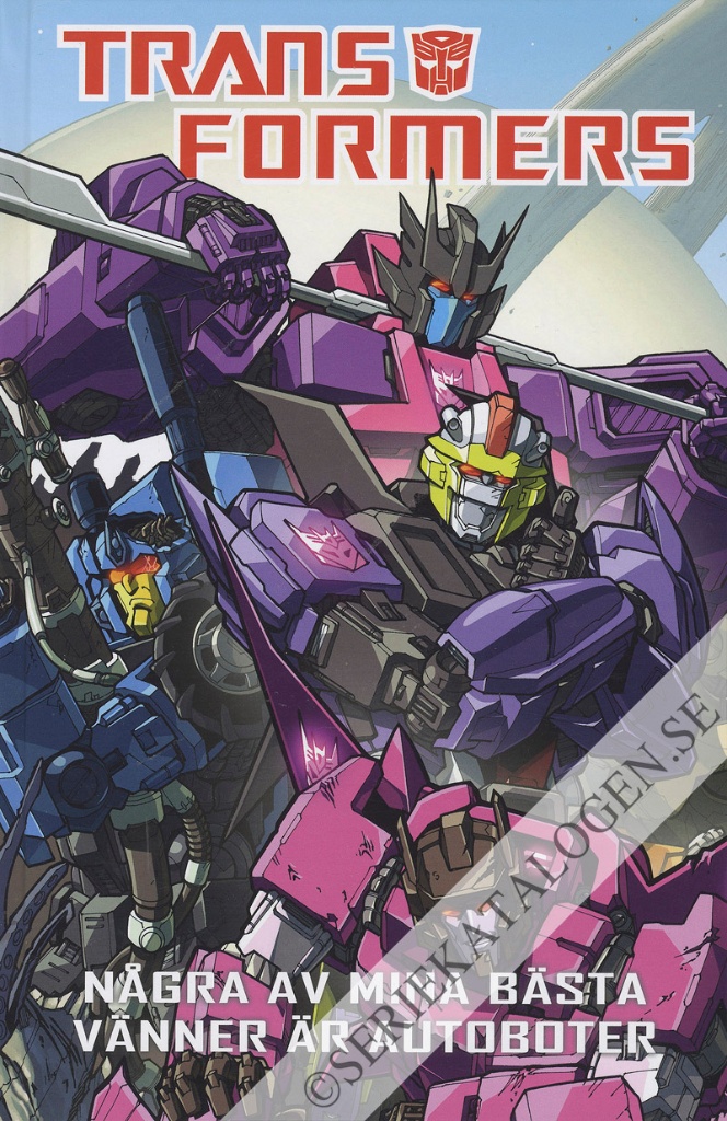 Framsida på Transformers Några av mina bästa vänner är Autoboter (2025)