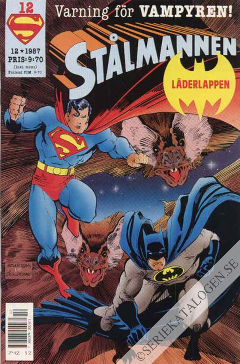 Framsida på Stålmannen #12 (1987)