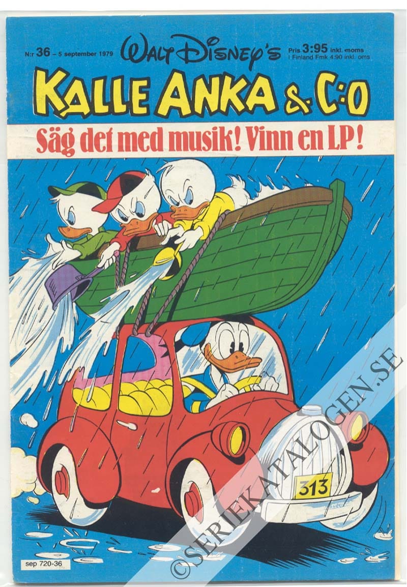 Framsida på Kalle Anka & C:o #36 (1979)