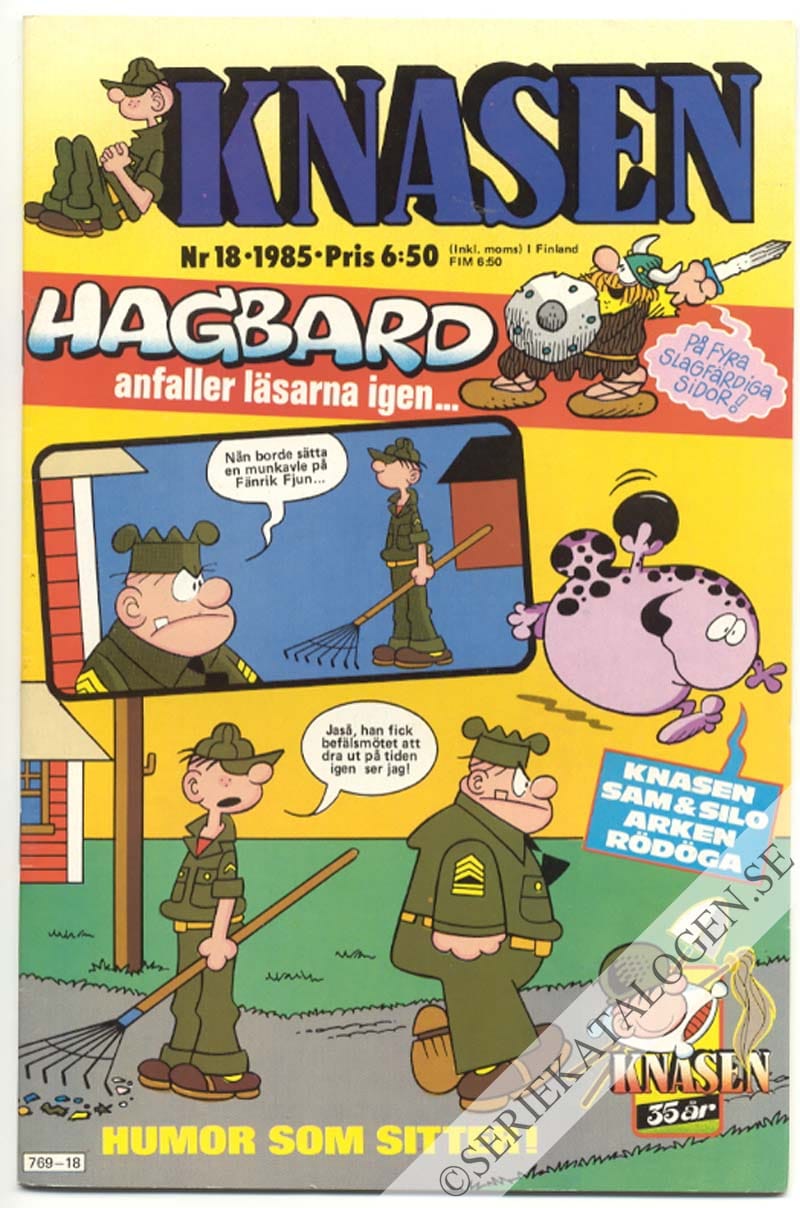 Framsida på Knasen #18 (1985)