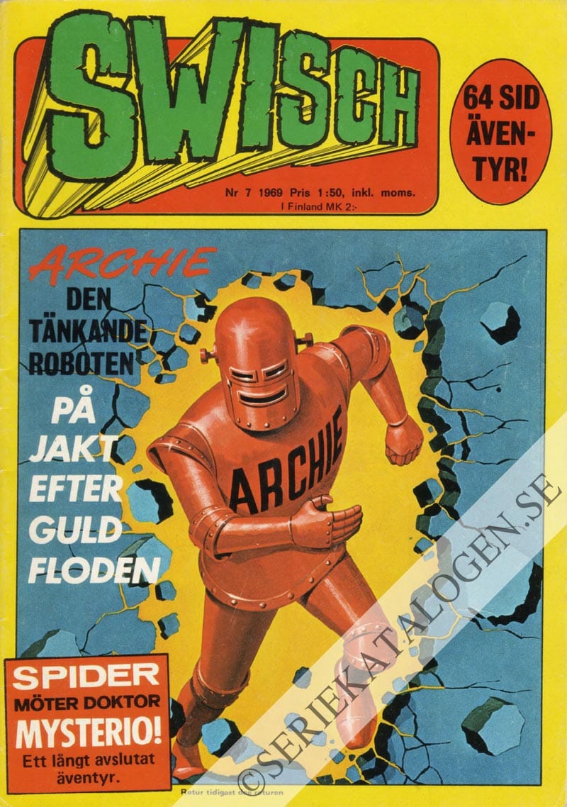 Framsida på Swisch #7 (1969)