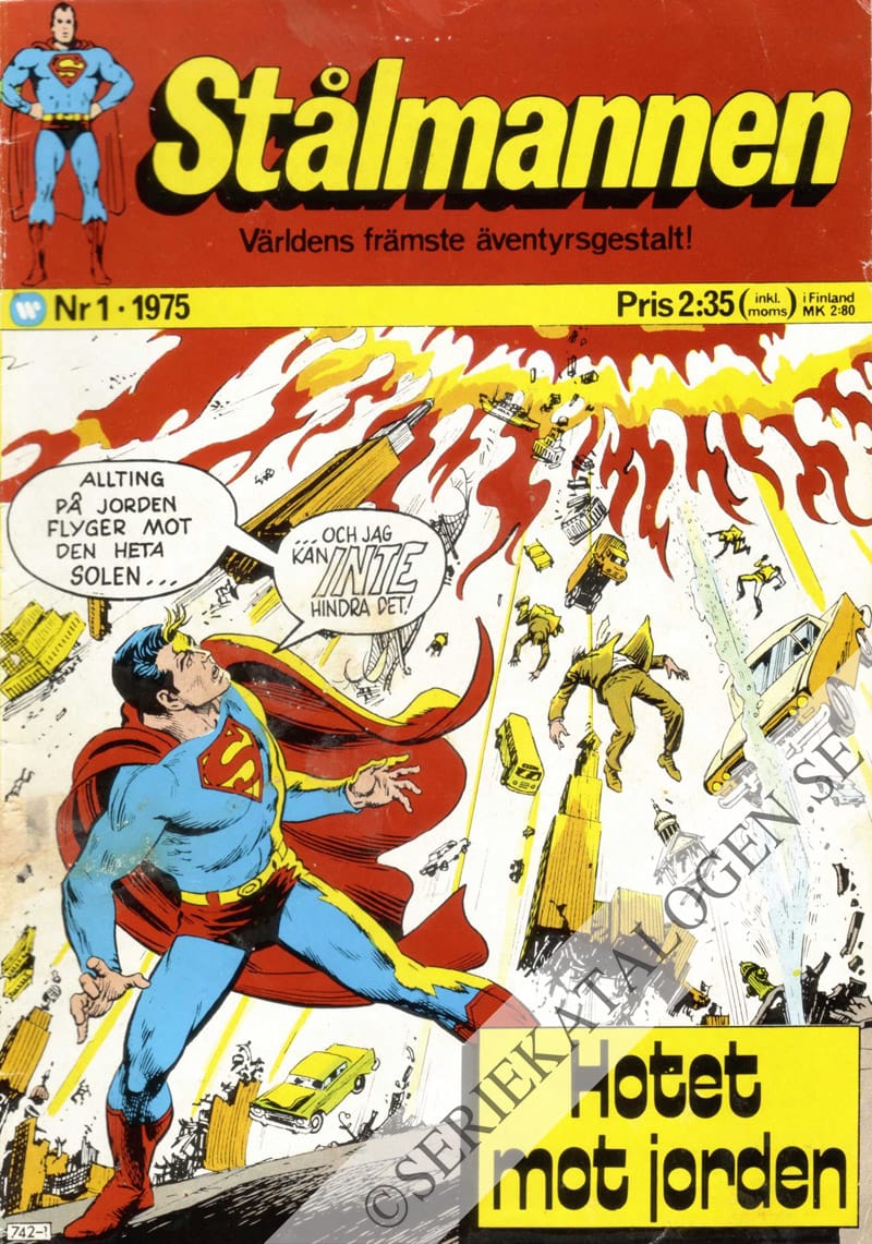 Framsida på Stålmannen #1 (1975)