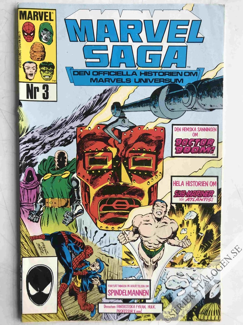 Framsida på Marvel saga #3 (1989)