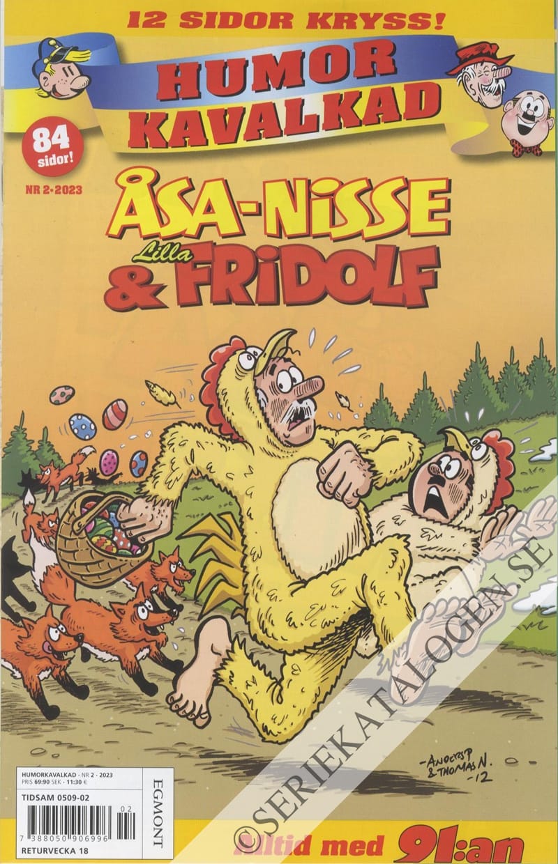 Framsida på Humorkavalkad #2 (2023)