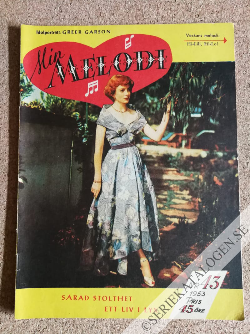 Framsida på Min melodi #43 (1953)