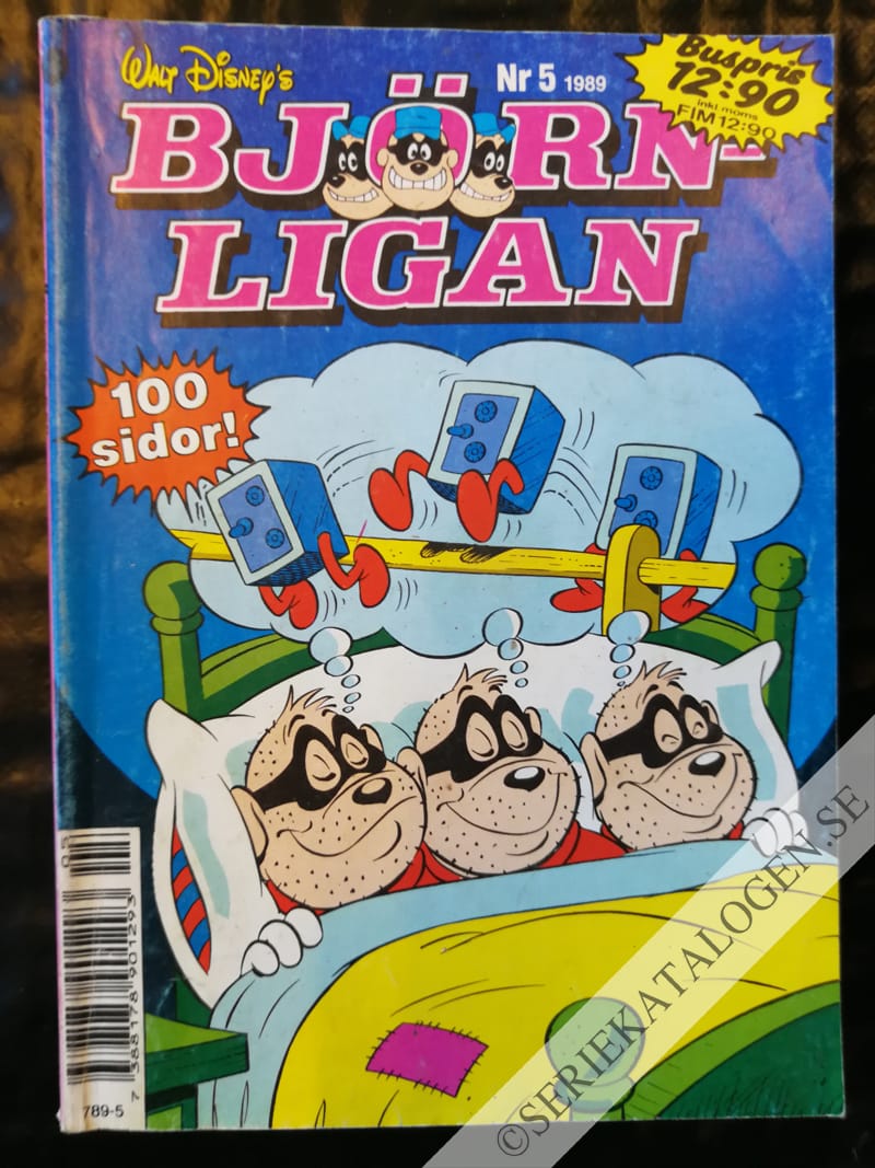 Framsida på Björnligan #5 (1989)