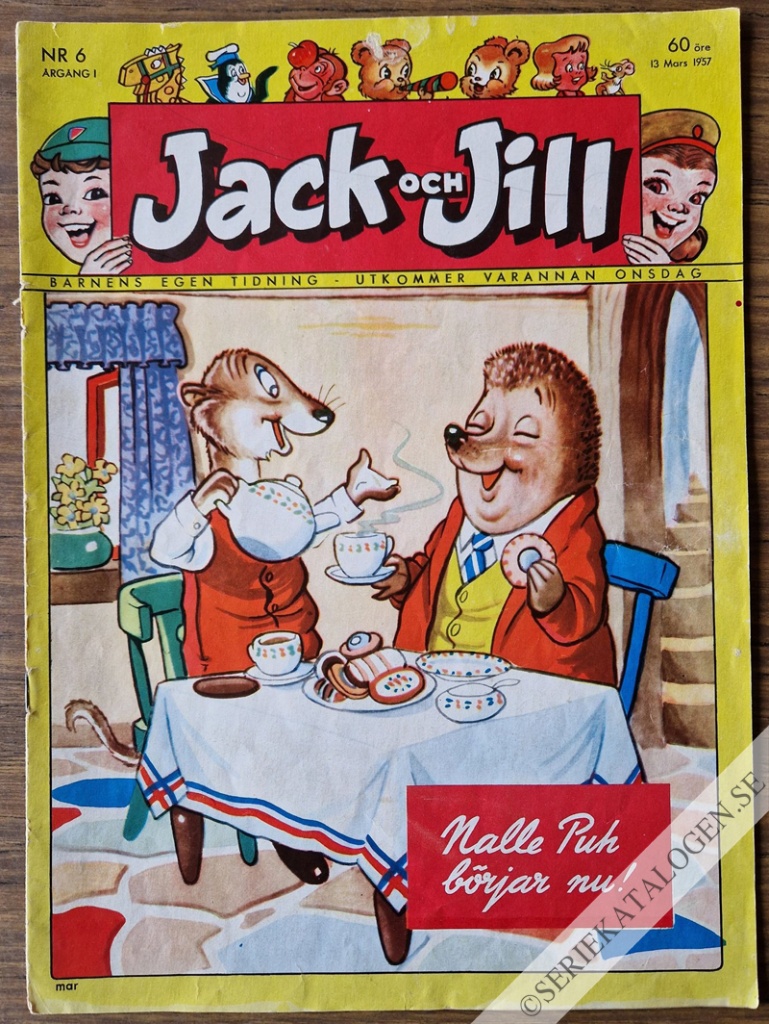 Framsida på Jack och Jill #6 (1957)