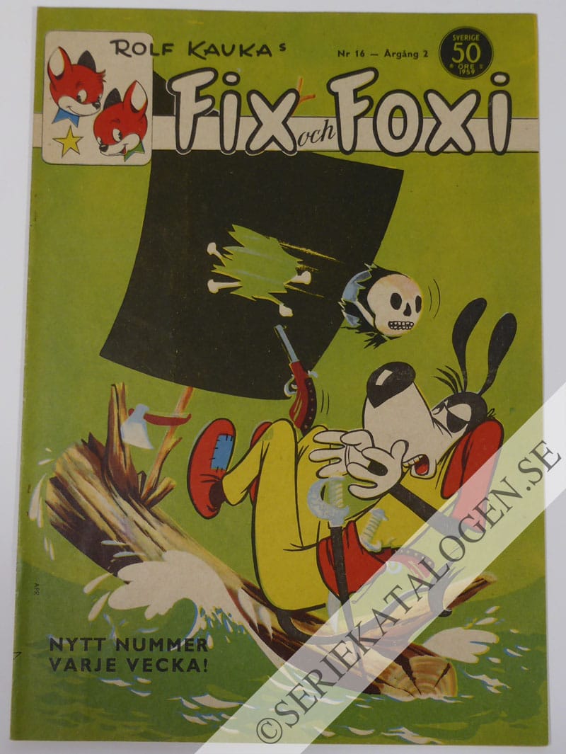Framsida på Fix och Foxi #16 (1959)