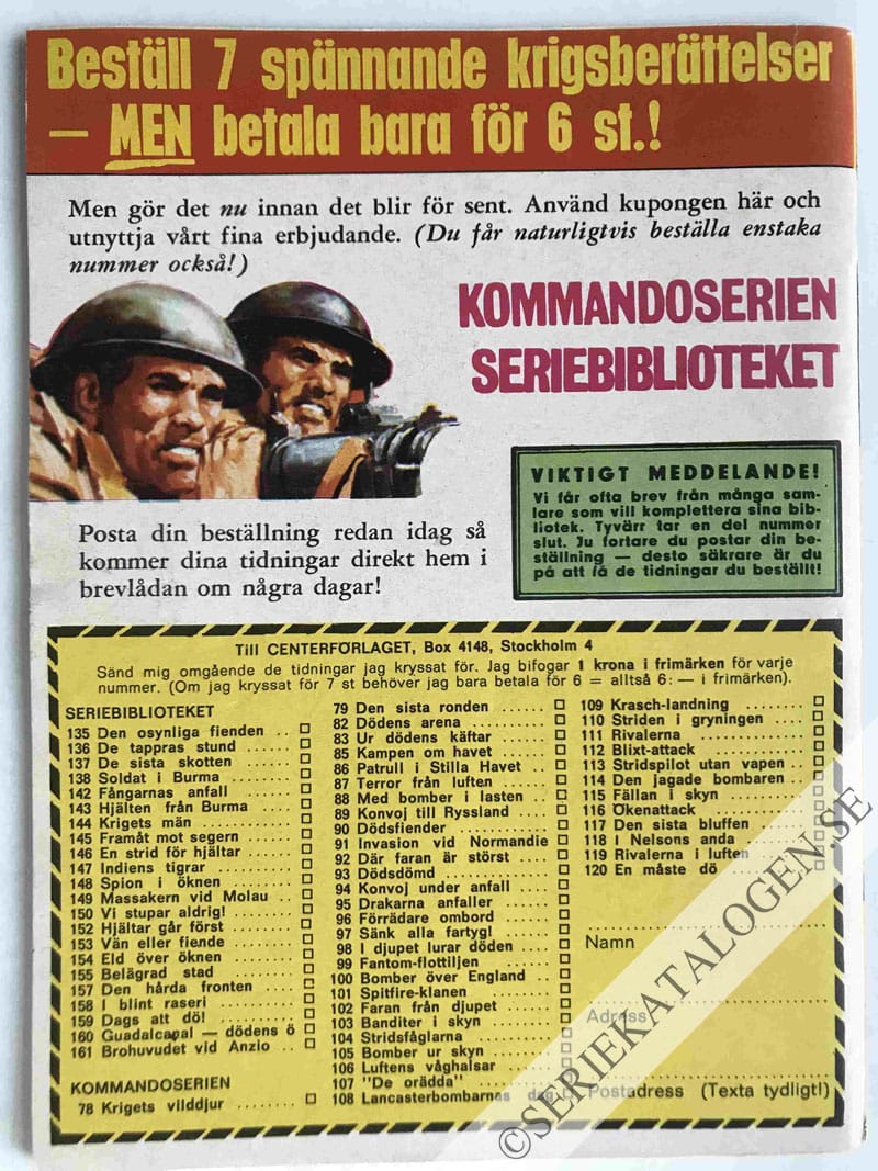 Baksida på Nattjakt (1967)