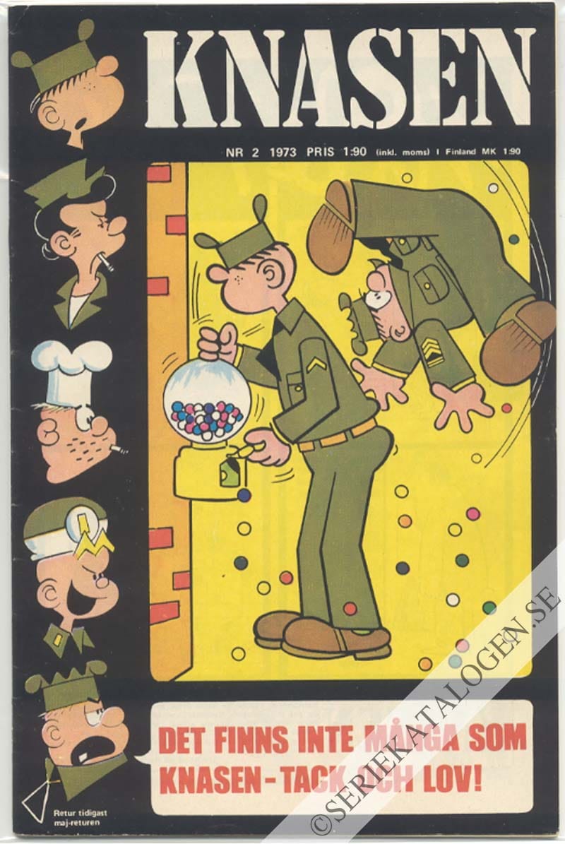 Framsida på Knasen #2 (1973)