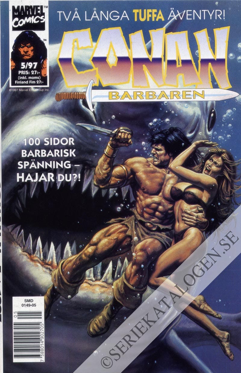 Framsida på Conan barbaren #5 (1997)