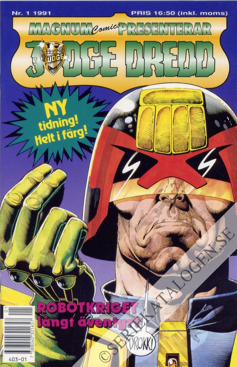 Magnum comics presenterar Judge Dredd (1991)