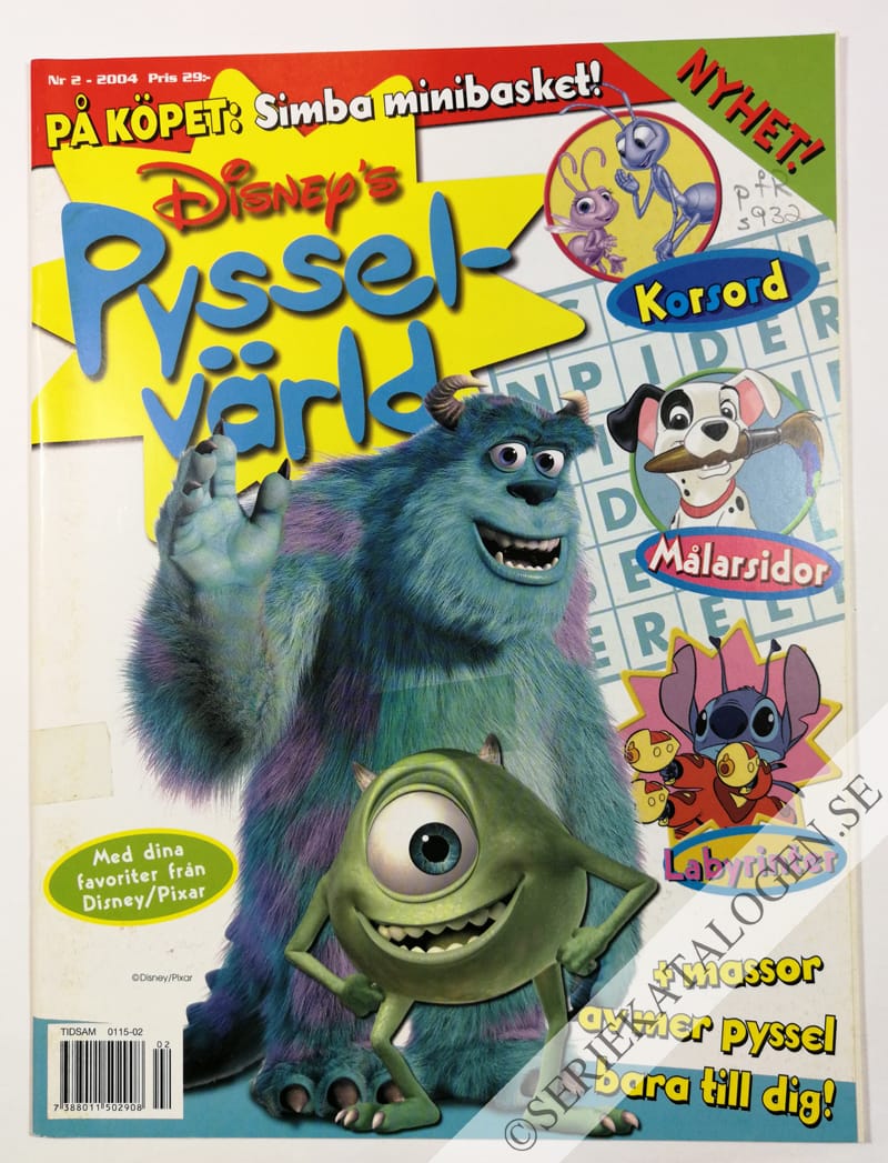 Framsida på Disney's pysselvärld #2 (2004)