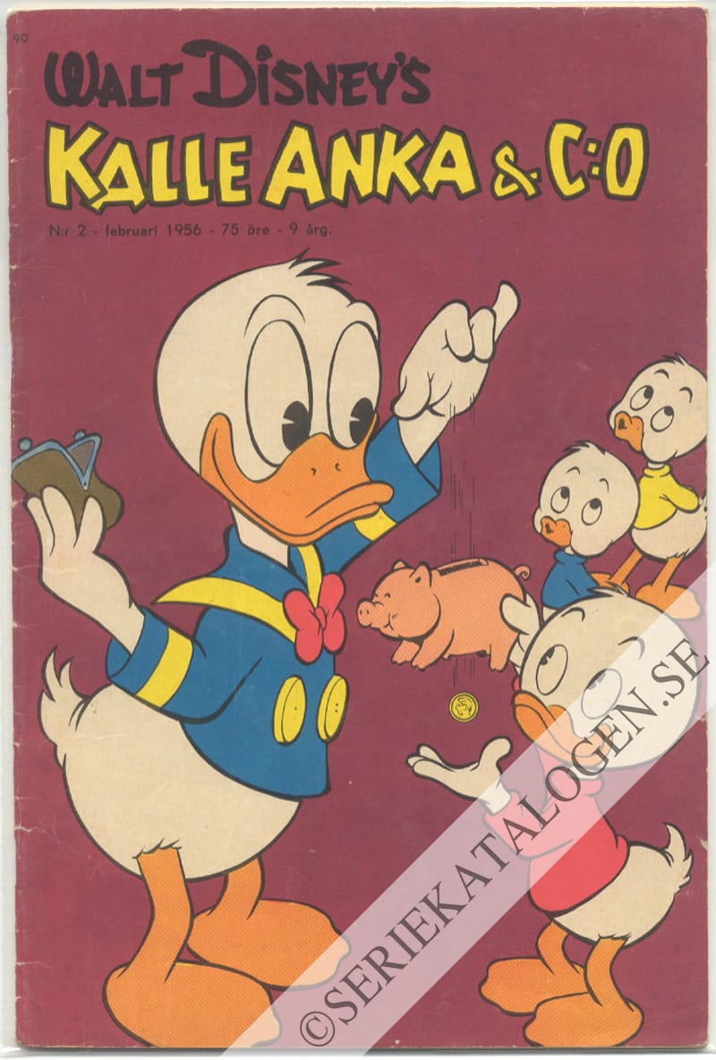 Framsida på Kalle Anka & C:o #2 (1956)