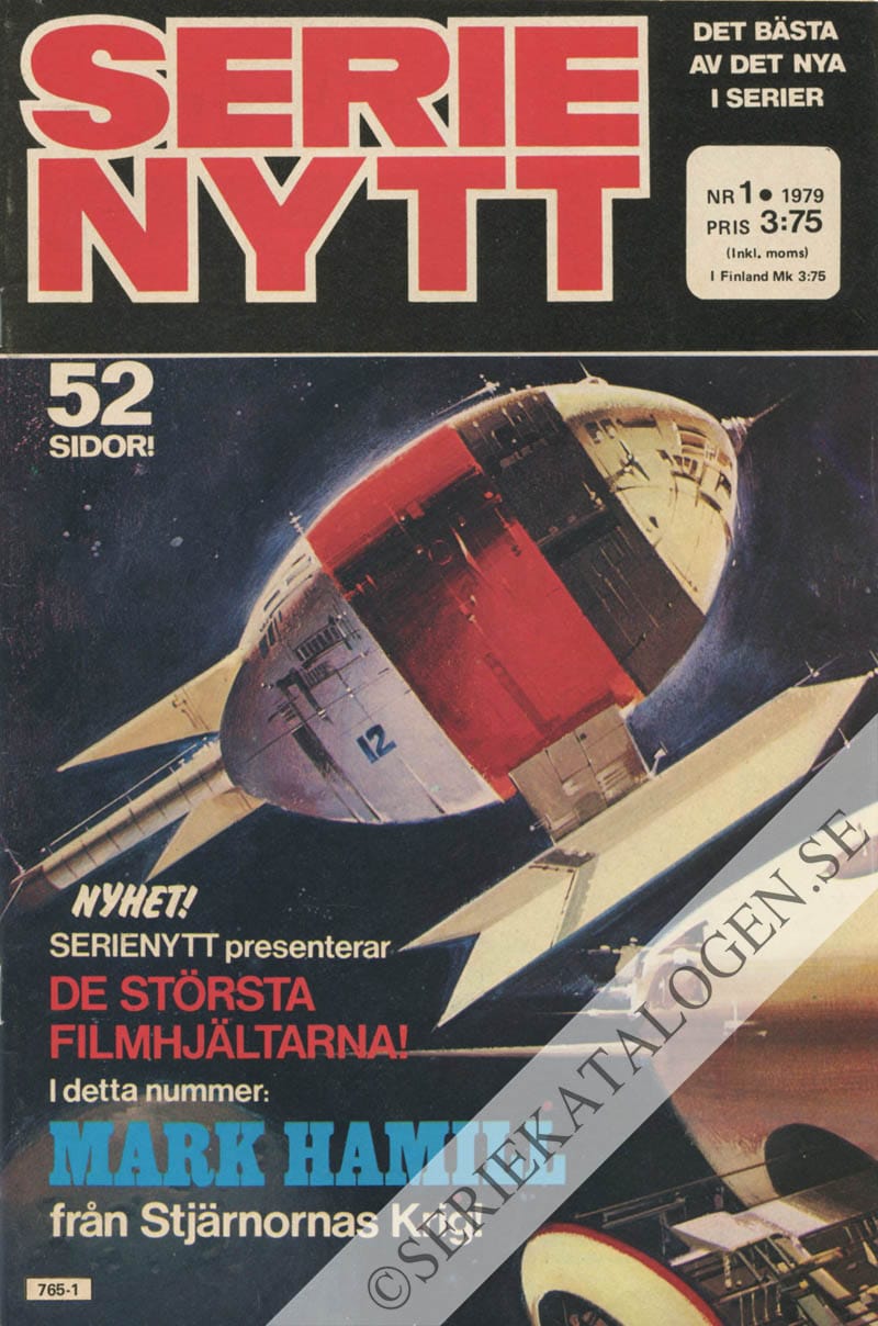 Framsida på Serie-Nytt #1 (1979)