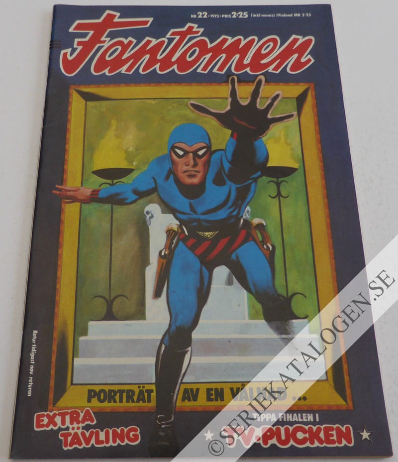 Framsida på Fantomen #22 (1973)