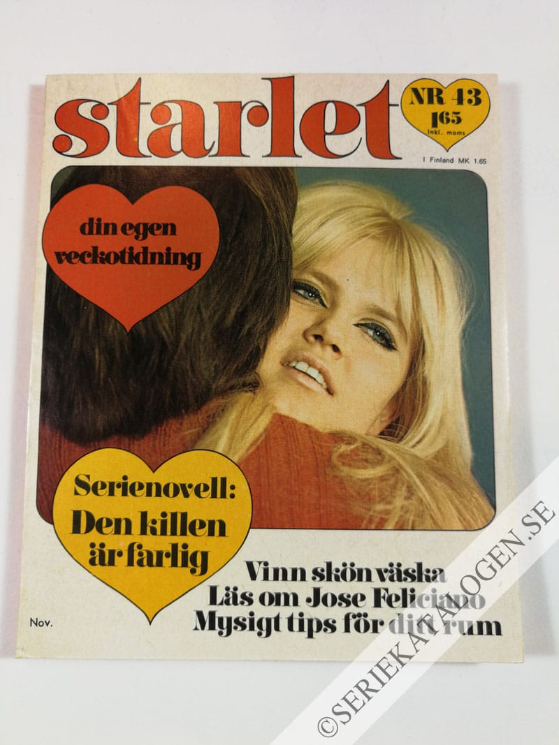 Framsida på Starlet #43 (1971)