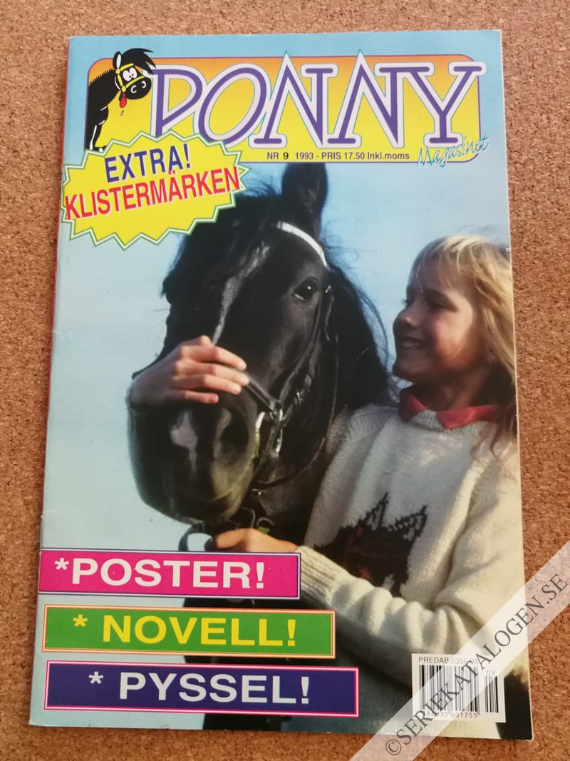 Framsida på Ponny-magasinet #9 (1993)