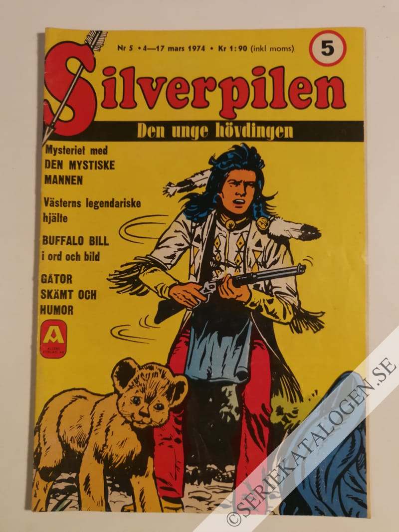 Framsida på Silverpilen #5 (1974)