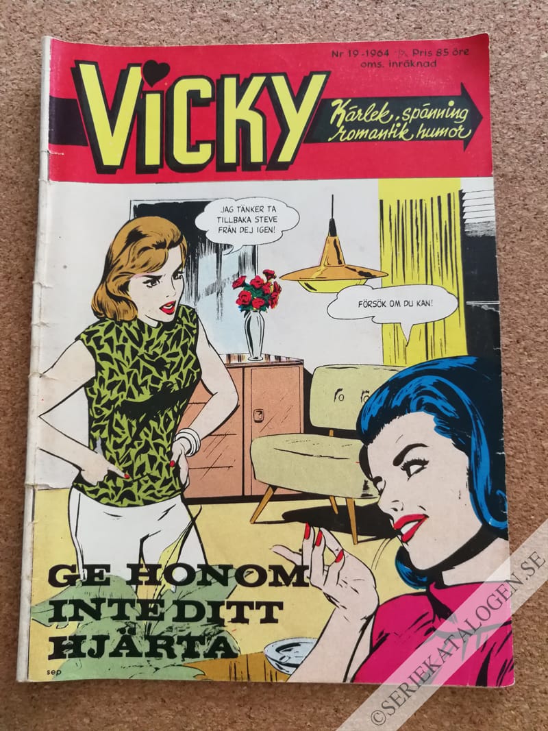 Framsida på Vicky #19 (1964)