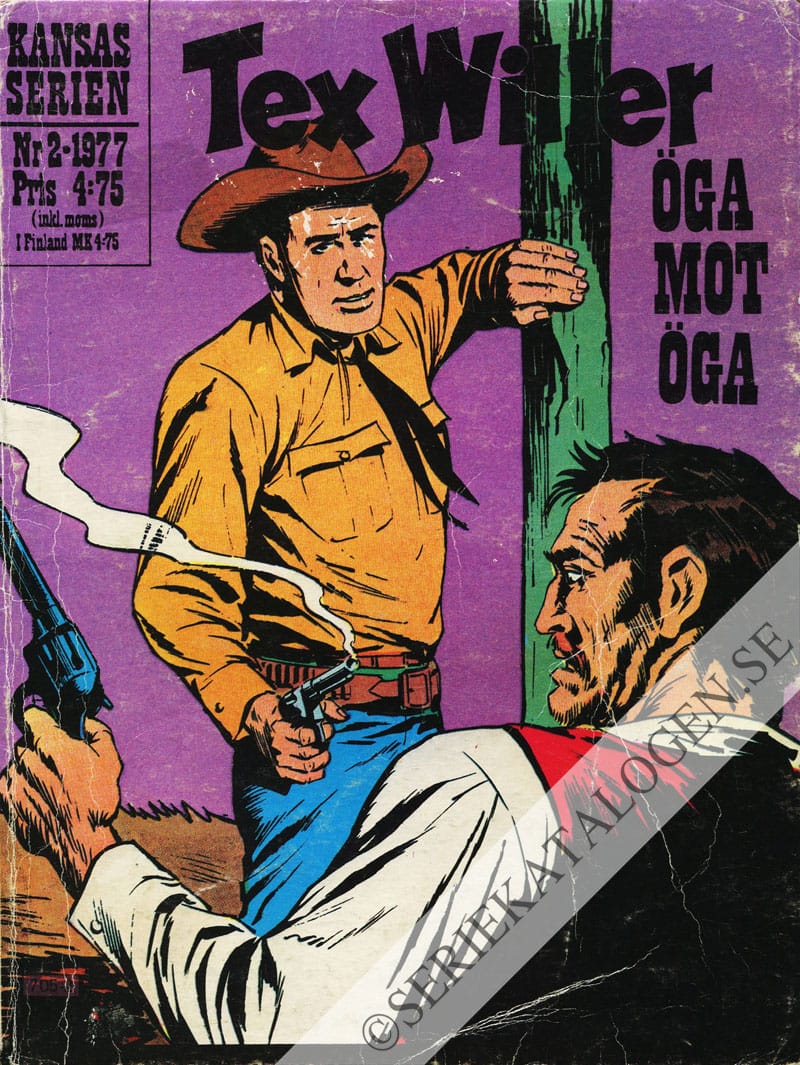 Framsida på Kansasserien Öga mot öga (1977)