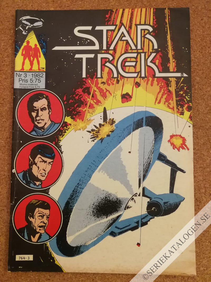 Framsida på Star Trek #3 (1982)
