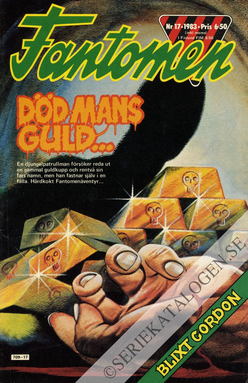 Framsida på Fantomen #17 (1983)