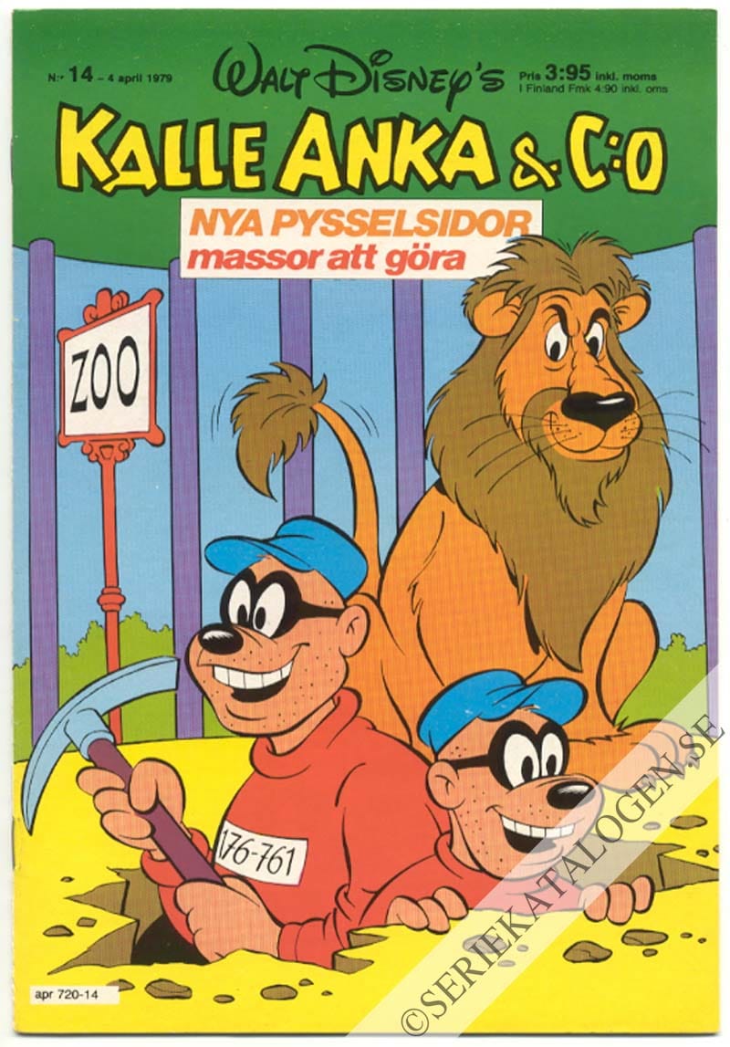 Framsida på Kalle Anka & C:o #14 (1979)
