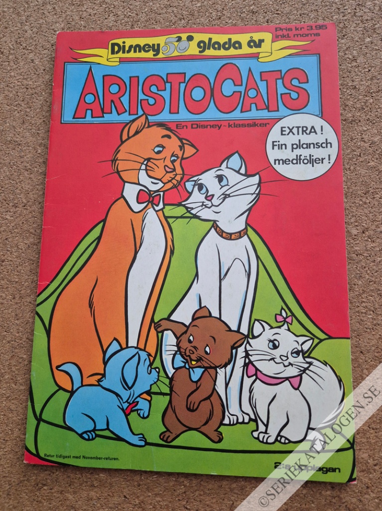 Framsida på Disney 50 glada år Aristocats (1973)