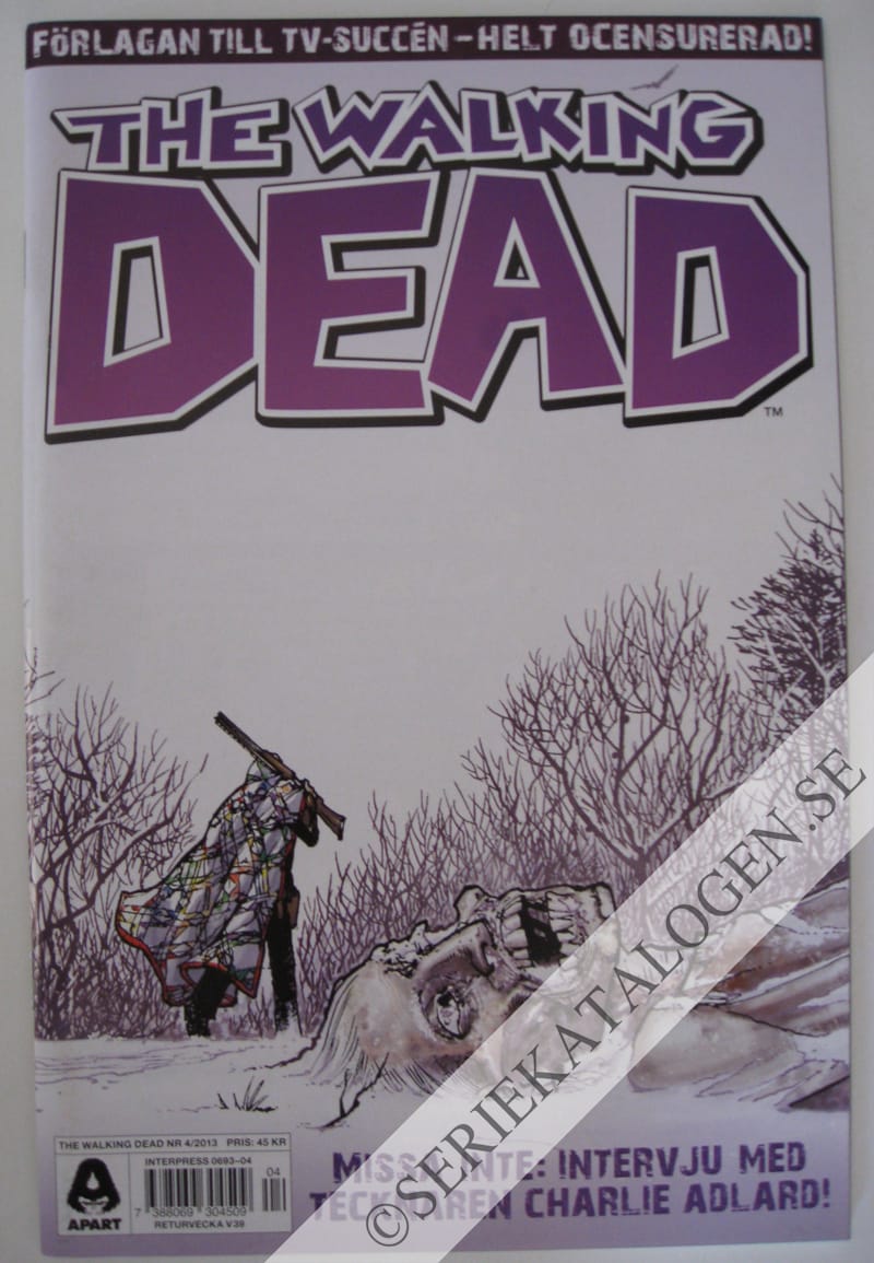 Framsida på The walking dead #4 (2013)