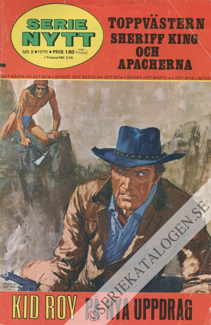 Framsida på Serie-Nytt #9 (1970)
