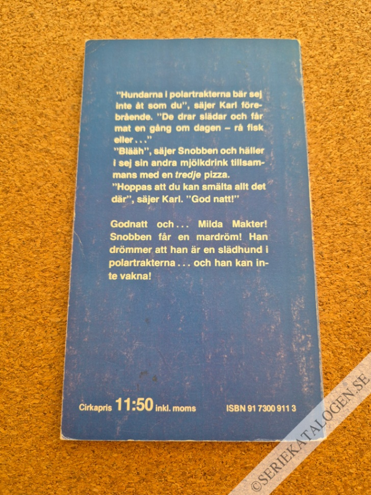 Baksida på Vilken mardröm, Snobben! (1980)