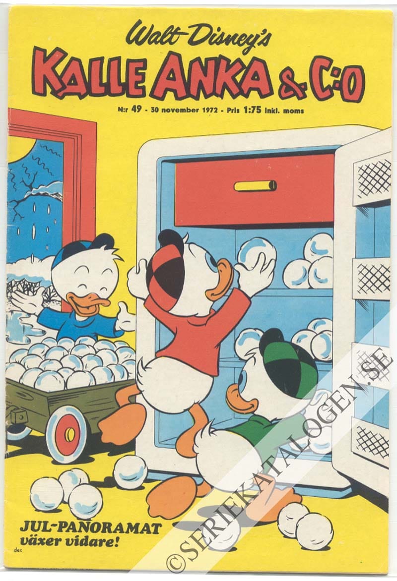Framsida på Kalle Anka & C:o #49 (1972)